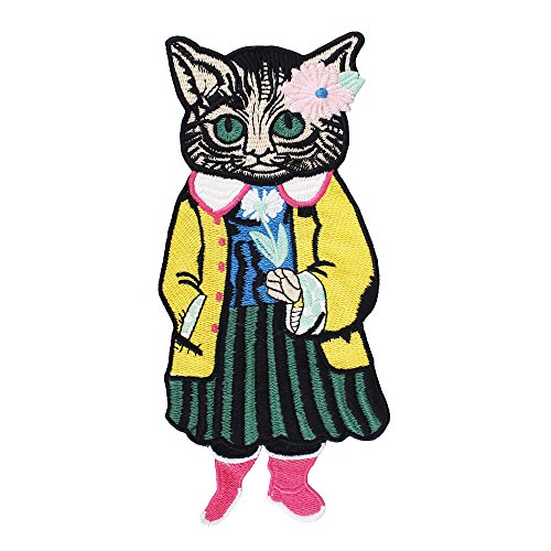 1 Stück Fashion Brand Stickerei Katze Stoff Aufnäher Applikation Motiv Scrapbooking Kleidung dekoriert Nähzubehör 1 Stück Fashion Brand Stickerei Katze Stoff Aufnäher Applikation Motiv Scrapbooking Kleidung dekoriert Nähzubehör von EMDOMO