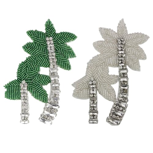 EMDOMO Aufnäher Kokosnussbaum Insel Sommer Strand Stil Patch Baum Perle Applikation Aufnäher Kokosnuss für Kleidung Rucksäcke T-Shirt Jeans (Mix 2 Stück) EMDOMO Aufnäher Kokosnussbaum Insel Sommer Strand Stil Patch Baum Perle Applikation Aufnäher Kokosnuss für Kleidung Rucksäcke T-Shirt Jeans (Mix 2 Stück) von EMDOMO