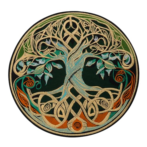 Bestickter Aufnäher mit üppigem Baum-Emblem, zum Aufbügeln für Löcher, Kleid, Jeans, Hut, Rucksäcke, Jacken, dekorative Baum-Applikation Bestickter Aufnäher mit üppigem Baum-Emblem, zum Aufbügeln für Löcher, Kleid, Jeans, Hut, Rucksäcke, Jacken, dekorative Baum-Applikation von EMDOMO