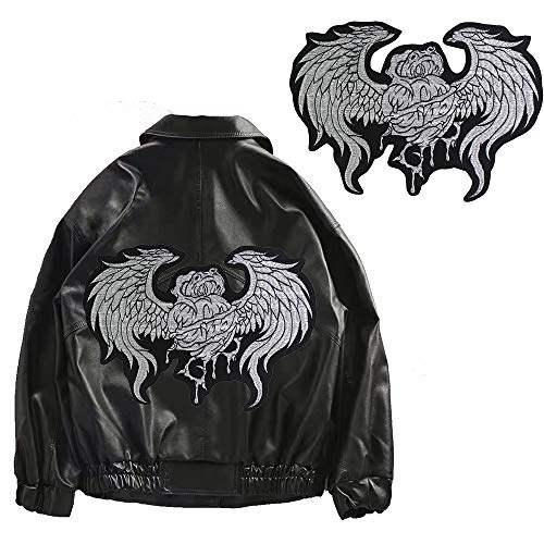 EMDOMO Fly Wings Herz Design Stickerei Patches für Kleidung Jacke Rücken Abzeichen Aufkleber 1 Stück EMDOMO Fly Wings Herz Design Stickerei Patches für Kleidung Jacke Rücken Abzeichen Aufkleber 1 Stück von EMDOMO
