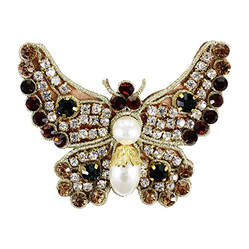 Exquisite Perlen Diamant Schmetterling Patches Strass Kristall Motive Applikation für Schuhe Nähzubehör 2 Stück Exquisite Perlen Diamant Schmetterling Patches Strass Kristall Motive Applikation für Schuhe Nähzubehör 2 Stück von EMDOMO