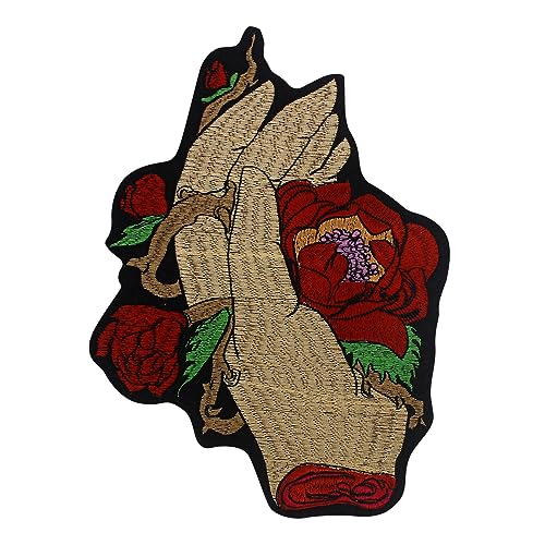 Pray Hands Blessed Patches Religiöse Stickerei Applique Motiv Aufbügeln Patches für MC Jacke Rucksack Dekor Abzeichen 1 Stück von EMDOMO