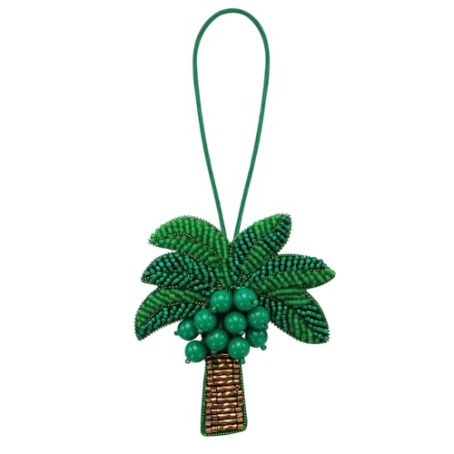 Seil-Abzeichen, Kokosnussbaum-Flicken, dekoratives Emblem, DIY, Handwerk, Strasssteine zum Verzieren von Kleidung, Tasche, Schlüsselband, Zubehör (I) von EMDOMO