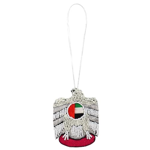 Seil-Abzeichen, Perlen, Muscheln, Quallen, Tier, Adler, Vogel, Hund, Strasssteine zum Verzieren von Kleidung, Tasche, Schlüsselband, Zubehör (O) von EMDOMO