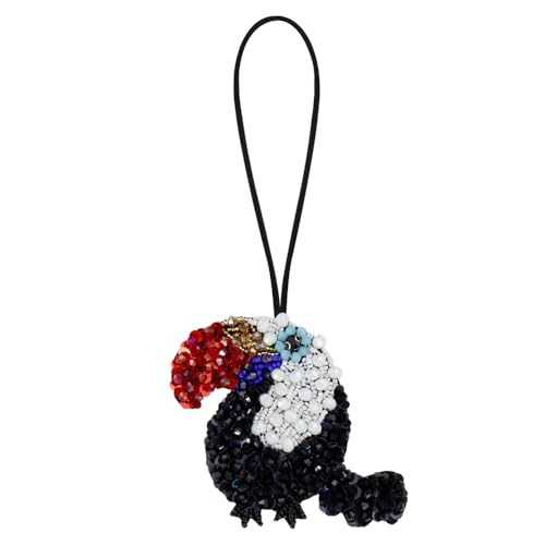 Seil-Abzeichen, Perlen, Muscheln, Quallen, Tiere, Adler, Vogel, Hund, Strasssteine zum Verzieren von Kleidung, Tasche, Schlüsselband, Zubehör (G) von EMDOMO