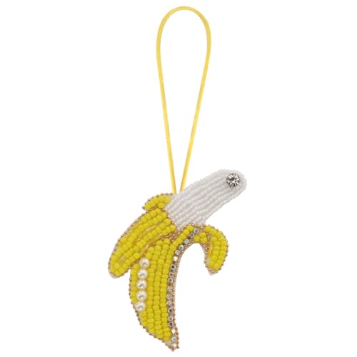 Seil-Abzeichen, Perlen, Obst-Patches, Strass, Banane, Zitrone, Pilz, zum Verzieren von Kleidung, Tasche, Schlüsselband, Zubehör (G) von EMDOMO