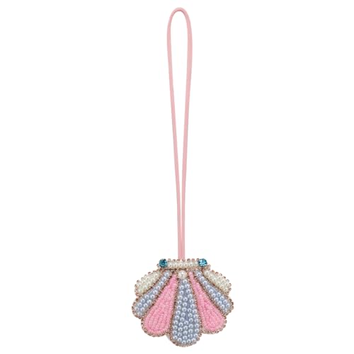 Seil Abzeichen Perlen Strass Pailletten Tasche Lanyard Handschlaufe DIY Blume Kokosnussbaum Schleife Kamele Vogel Handgemachtes Zubehör (A) von EMDOMO