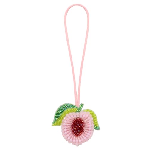 Seil Abzeichen Perlen Strass Pailletten Tasche Lanyard Handschlaufe DIY Blume Kokosnussbaum Schleife Kamele Vogel Handgemachtes Zubehör (D) von EMDOMO