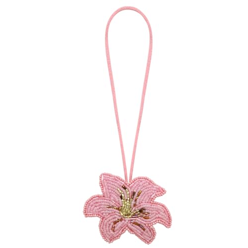 Seil Abzeichen Perlen Strass Pailletten Tasche Lanyard Handschlaufe DIY Blume Kokosnussbaum Schleife Kamele Vogel Handgemachtes Zubehör (T) von EMDOMO