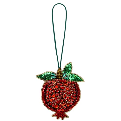 Seil Abzeichen Perlen Strass Pailletten Tasche Lanyard Handschlaufe DIY Blume Kokosnussbaum Schleife Kamele Vogel handgemachtes Zubehör (B) von EMDOMO