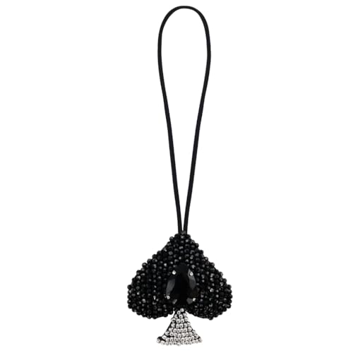 Seil-Abzeichen Poker Herz Mary Patches Cartoon Strass Pailletten zum Verzieren von Kleidung Tasche Lanyard Zubehör (C) von EMDOMO