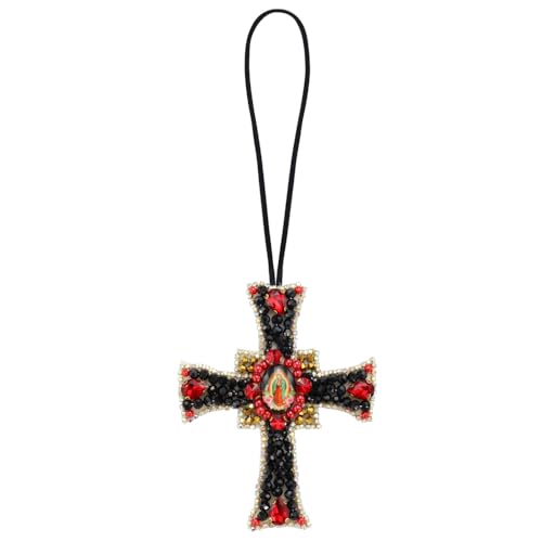 Seil-Abzeichen Poker Herz Mary Patches Cartoon Strass Pailletten zum Verzieren von Kleidung Tasche Lanyard Zubehör (D) von EMDOMO