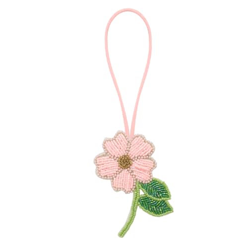 Seilabzeichen, Blumenperle, Sonnenblume, Strasssteine, Pailletten, zum Verzieren von Kleidung, Tasche, Schlüsselband, Zubehör (N) von EMDOMO