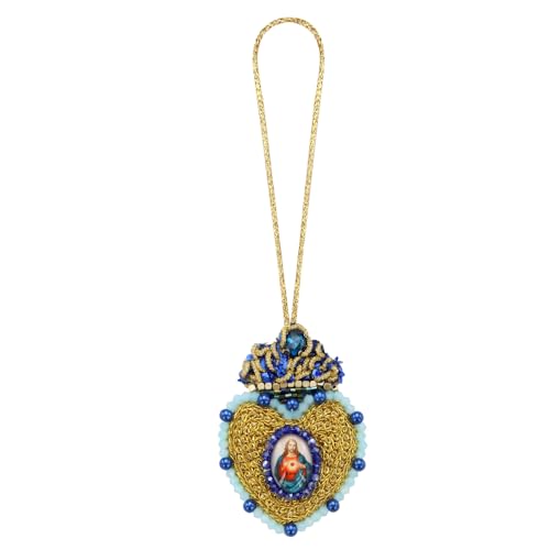 Seilabzeichen Poker Herz Mary Patches Cartoon Strass Pailletten zum Verzieren von Kleidung Tasche Lanyard Zubehör (E) von EMDOMO