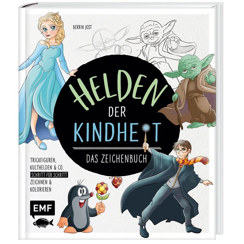 Helden Der Kindheit - Das Zeichenbuch - Berrin Jost, Gebunden von EDITION,MICHAEL FISCHER