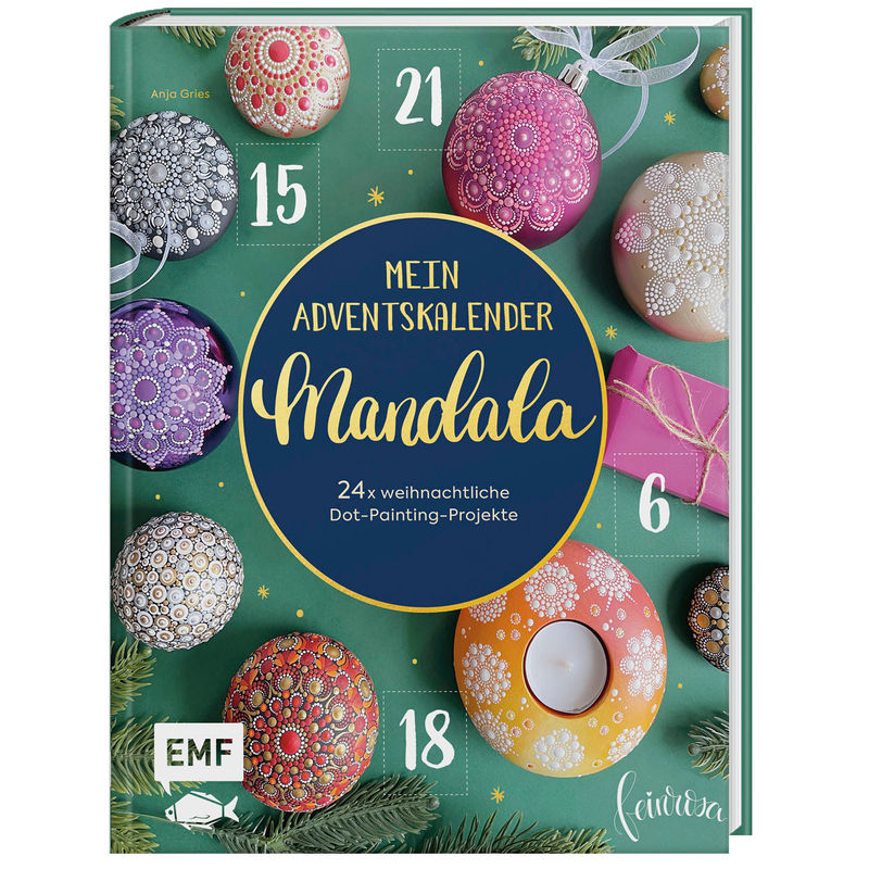 Adventskalender / Mein Adventskalender-Buch: Mandala - Anja Gries, Gebunden von EDITION,MICHAEL FISCHER