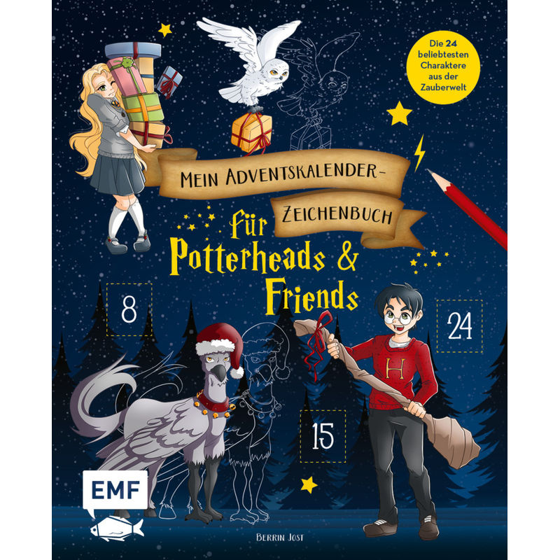Adventskalender / Mein Adventskalender-Zeichenbuch Für Potterheads And Friends - Berrin Jost, Gebunden von EDITION,MICHAEL FISCHER