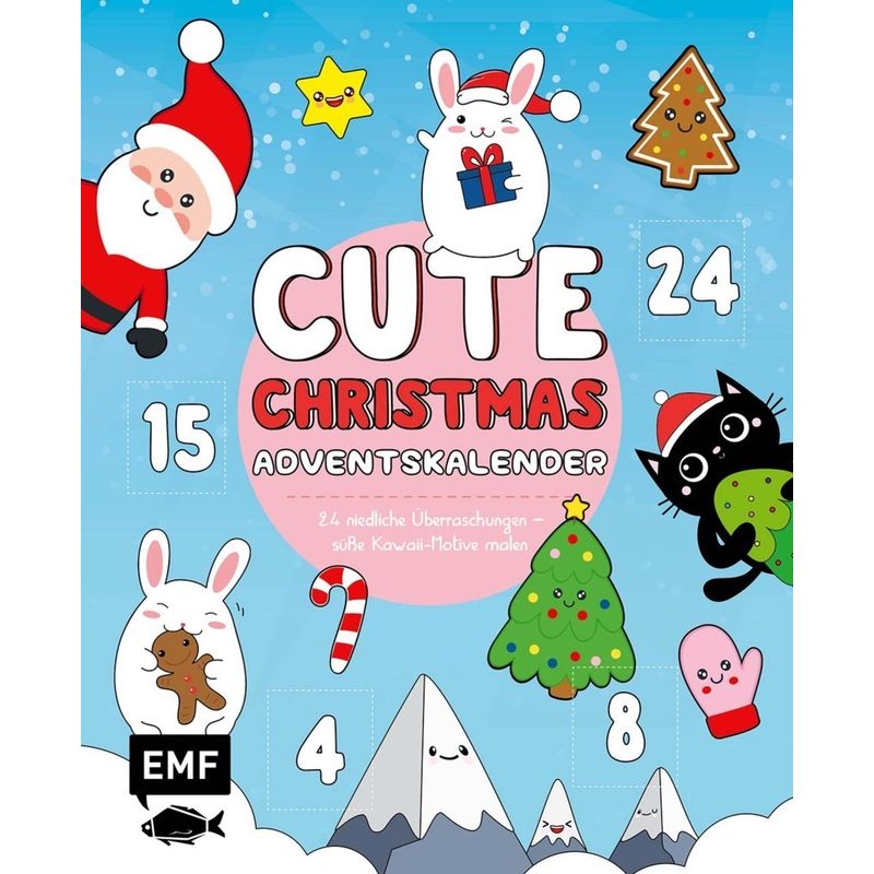 Mein Kawaii-Adventskalender-Buch: Cute Christmas, Gebunden von EDITION,MICHAEL FISCHER