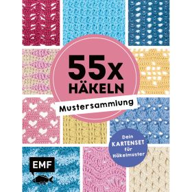 55 x Häkeln - Mustersammlung: Dein Kartenset von EMF