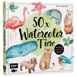 50x Watercolor Tiere von EMF