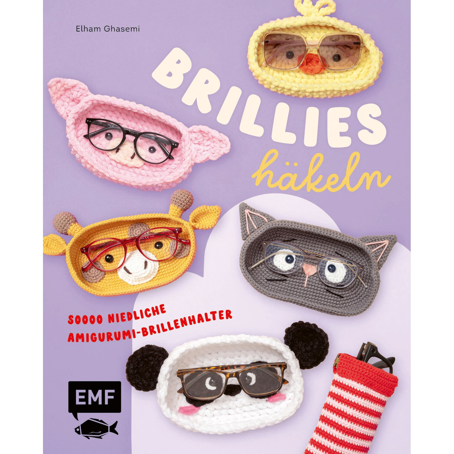 EMF Brillies häkeln: Niedliche Amigurumi-Brillenhalter deutsch von EMF