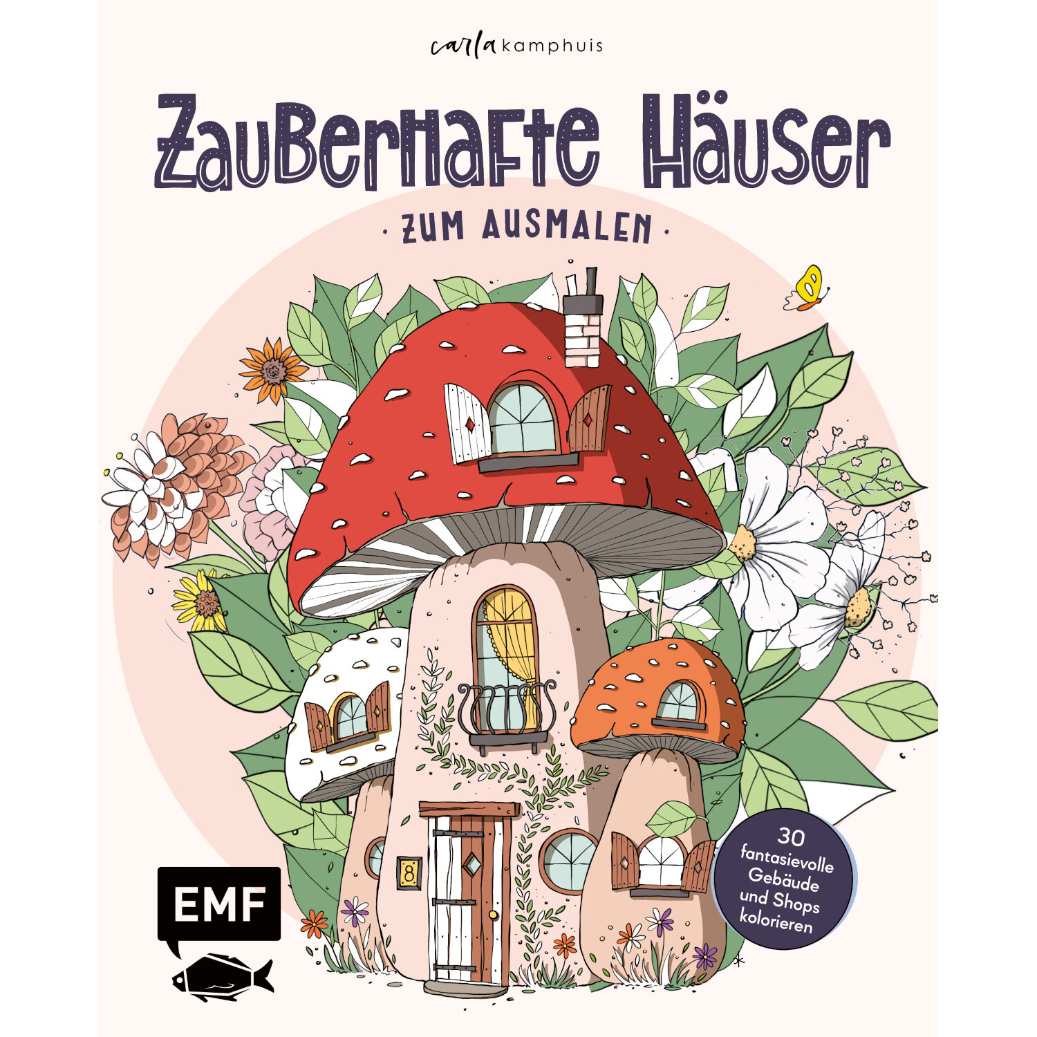 EMF Zauberhafte Häuser zum Ausmalen deutsch von EMF