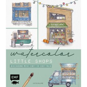 Watercolor - Little Shops Watercolor - Little Shops von EMF