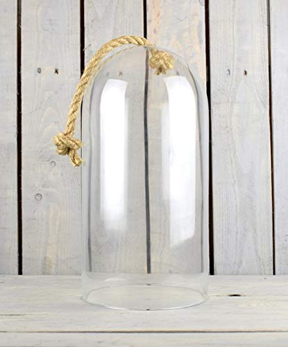 EMH Glasglocke 40 cm groß mit Loch und Juteseil EMH Glasglocke 40 cm groß mit Loch und Juteseil von EMH