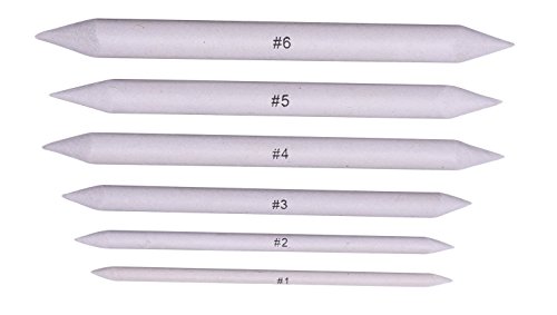 EMI CRAFT 6 Stück Estompen und Papierwischer Set Kunst Skizze Zeichnung Werkzeug für Studierende, 6 Verschiedene Größen EMI CRAFT 6 Stück Estompen und Papierwischer Set Kunst Skizze Zeichnung Werkzeug für Studierende, 6 Verschiedene Größen von EMI CRAFT