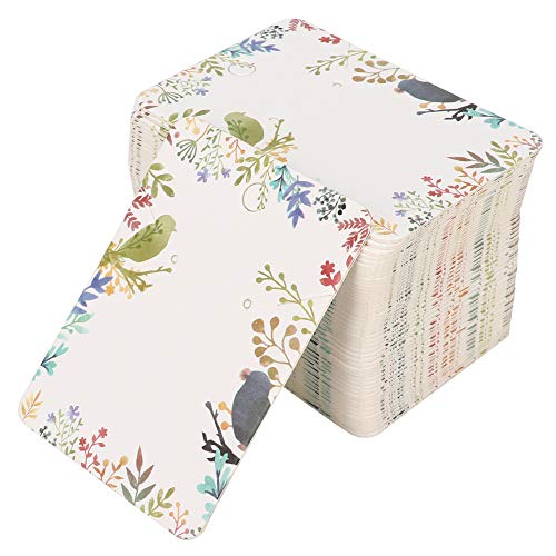 Schmuck Vitrinen, 100 Stück Ohrstecker Ohrring Display Aufbewahrungspapier Schmuck Halskette Karten Haarnadel Aufbewahrungskarte, Ohrring Karten Schmuck Display Karte Muster Kraftpapier für Ohrring Schmuck Vitrinen, 100 Stück Ohrstecker Ohrring Display Aufbewahrungspapier Schmuck Halskette Karten Haarnadel Aufbewahrungskarte, Ohrring Karten Schmuck Display Karte Muster Kraftpapier für Ohrring von EMMEXX