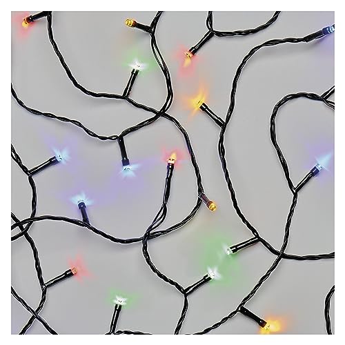 EMOS Connect System 10m Lichterkette Standard, Weihnachtslichterkette mit 100 LEDs, Erweiterungskomponent C (ohne Verbindungskabel und Adapter), IP44 für Innen und Außen, Multicolor von EMOS