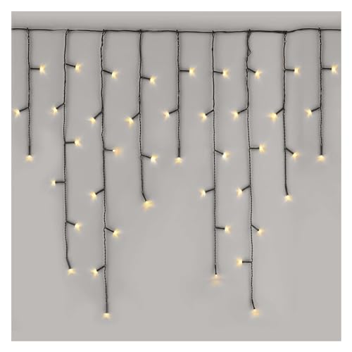 EMOS LED-Eisregen Lichterkette, 3,6m Weihnachtslichterkette + 5m Zuleitung, 200 LEDs, 8 Lichtmodi, Netzteil, IP44 für Innen und Außen, Warmweiß EMOS LED-Eisregen Lichterkette, 3,6m Weihnachtslichterkette + 5m Zuleitung, 200 LEDs, 8 Lichtmodi, Netzteil, IP44 für Innen und Außen, Warmweiß von EMOS