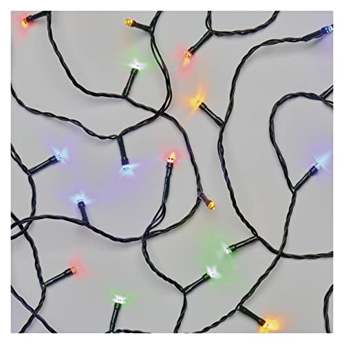 EMOS LED-Lichterkette bunt für Innen und Außen, 8m lange IP44 Multicolor Weihnachtslichterkette mit 80 LEDs + 5m Zuleitung und Netzteil, 6 Stunden Timer Funktion, für Party, Weihnachten, Deko EMOS LED-Lichterkette bunt für Innen und Außen, 8m lange IP44 Multicolor Weihnachtslichterkette mit 80 LEDs + 5m Zuleitung und Netzteil, 6 Stunden Timer Funktion, für Party, Weihnachten, Deko von EMOS