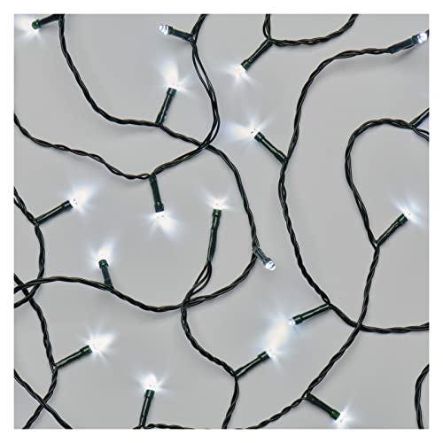 EMOS LED-Lichterkette kaltweiß für Innen und Außen, 4m lange IP44 Weihnachtslichterkette mit 40 LEDs + 5m Zuleitung und Netzteil, 6 Stunden Timer Funktion, für Party, Weihnachten, Deko EMOS LED-Lichterkette kaltweiß für Innen und Außen, 4m lange IP44 Weihnachtslichterkette mit 40 LEDs + 5m Zuleitung und Netzteil, 6 Stunden Timer Funktion, für Party, Weihnachten, Deko von EMOS