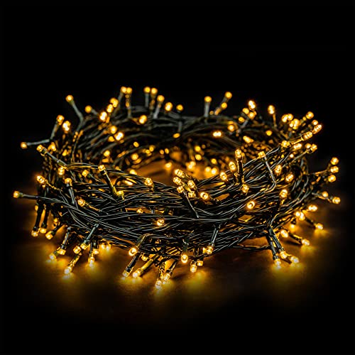 EMOS LED Lichterkette mit Timer-Funktion | LED Deko Classic Länge 24m, 240 LEDs, 230V mit Stecker, Lichterkette Innen und Lichterkette Außen wasserdicht IP44, Farbtemperatur: warmweiß EMOS LED Lichterkette mit Timer-Funktion | LED Deko Classic Länge 24m, 240 LEDs, 230V mit Stecker, Lichterkette Innen und Lichterkette Außen wasserdicht IP44, Farbtemperatur: warmweiß von EMOS