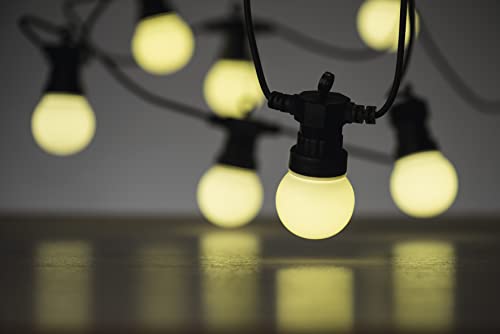 EMOS LED-Lichterkette warmweiß für Innen und Außen, 5m lange Partylichterkette mit 10 milchigen LED Glühbirnen in Kugelform, IP44, für Partys, Weihnachten, Deko, DCPW01, Warmweiss EMOS LED-Lichterkette warmweiß für Innen und Außen, 5m lange Partylichterkette mit 10 milchigen LED Glühbirnen in Kugelform, IP44, für Partys, Weihnachten, Deko, DCPW01, Warmweiss von EMOS