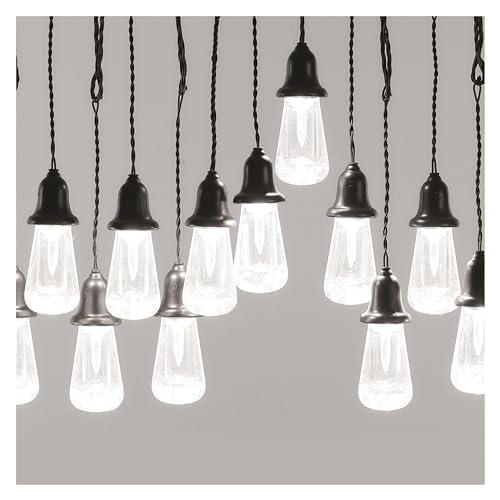 EMOS LED-Lichterkette warmweiß für Innen und Außen, 7,6 lange Partylichterkette mit 16 LED-Akrylat-Lampen in Kegelform, 5m Anschlusskabel mit Netzteil, IP44 für Partys, Weihnachten, Deko EMOS LED-Lichterkette warmweiß für Innen und Außen, 7,6 lange Partylichterkette mit 16 LED-Akrylat-Lampen in Kegelform, 5m Anschlusskabel mit Netzteil, IP44 für Partys, Weihnachten, Deko von EMOS