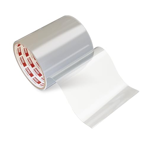 EMOS Pool-Reparaturband, transparentes Flickband 10 cm x 100 cm, für den Unterwassereinsatz geeignet, sehr stark haftendes Klebeband zum Abdichten von Rissen und Löchern EMOS Pool-Reparaturband, transparentes Flickband 10 cm x 100 cm, für den Unterwassereinsatz geeignet, sehr stark haftendes Klebeband zum Abdichten von Rissen und Löchern von EMOS