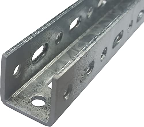 1x 3mm dick U Profil Stahl feuerverzinkt (40x40x750mm) von EMPULA