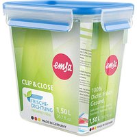 emsa Frischhaltedose CLIP & CLOSE 16,3 cm hoch transparent 1,5 l von EMSA