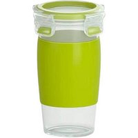 emsa Smoothie-Becher CLIP & GO transparent/grün, 1 St. von EMSA