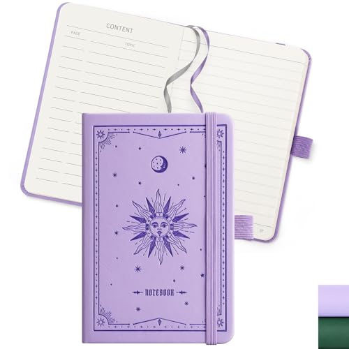 EMSHOI A6-Notizbuch für Damen und Herren, kleines Mini-Notizbuch, niedliches Taschenbuch, 100 g/m² Papier, 160 nummerierte Seiten, Notizbuch, Leder-Notizblock, liniertes Tagebuch für Arbeit Schreiben EMSHOI A6-Notizbuch für Damen und Herren, kleines Mini-Notizbuch, niedliches Taschenbuch, 100 g/m² Papier, 160 nummerierte Seiten, Notizbuch, Leder-Notizblock, liniertes Tagebuch für Arbeit Schreiben von EMSHOI