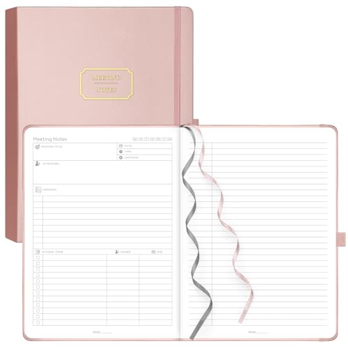 EMSHOI Meeting-Notizbuch für die Arbeit mit Aktionsartikeln – 320 Seiten, B5 Business-Planer, Hardcover, Meeting-Minuten, To-Do-Liste, Notizbuch, Projekt-Notizblock, Tagebuch für Damen und Herren, 19 EMSHOI Meeting-Notizbuch für die Arbeit mit Aktionsartikeln – 320 Seiten, B5 Business-Planer, Hardcover, Meeting-Minuten, To-Do-Liste, Notizbuch, Projekt-Notizblock, Tagebuch für Damen und Herren, 19 von EMSHOI