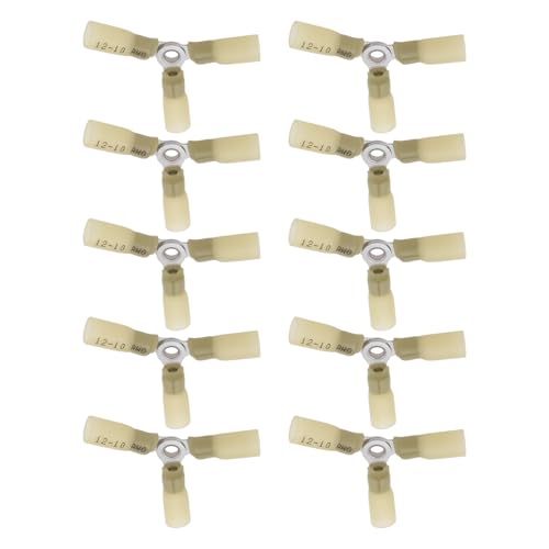 EMSea 10 Stück 12–10 AWG 3-Wege-Drahtverbinder, robuste Schrumpfschlauch-Klemmen für Marine-Automobil-Kabelverdrahtung EMSea 10 Stück 12–10 AWG 3-Wege-Drahtverbinder, robuste Schrumpfschlauch-Klemmen für Marine-Automobil-Kabelverdrahtung von EMSea