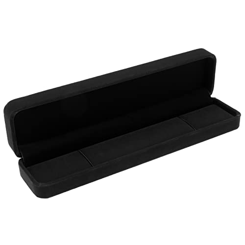 EMSea Halskette Display Box Rechteck Samt Halskette Schmuckschatulle Schmuck Organizer Box Dekorative Accessoires für Frauen Dame Mädchen Hochzeit Schwarz EMSea Halskette Display Box Rechteck Samt Halskette Schmuckschatulle Schmuck Organizer Box Dekorative Accessoires für Frauen Dame Mädchen Hochzeit Schwarz von EMSea