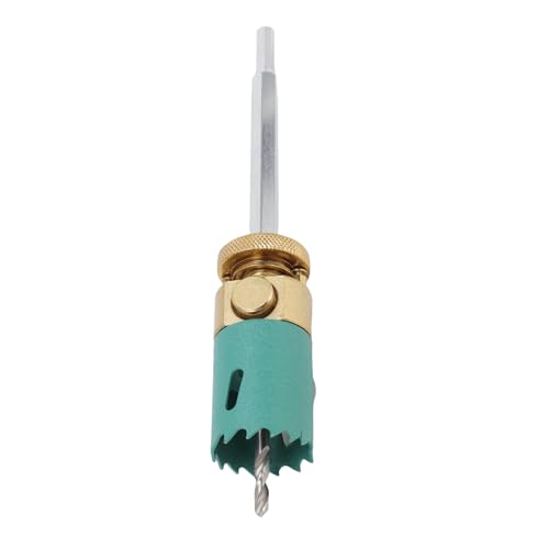 Alloy Steel Downlight Loch Sägeeröffner, 7,5 Mm Sechskant Shank, für Gipsbrett, MDF, mit Einer Presse und Einem Zug, Universeller Fit -Bank -Bohrer oder Handbohrer (110 -mm von EMUKOEP