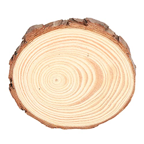 EMUKOEP Holzscheiben, Runde Kiefernstämme, Kunsthandwerk, Farbe, Hochzeitsfestivals Dekoration (4 9~10 cm) von EMUKOEP