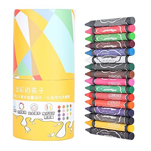 EMUKOEP Waschbar, Farbenfroh, Lösliches Wasser, Zeichenwerkzeuge, Kunstversorgungen (16 Farben) von EMUKOEP