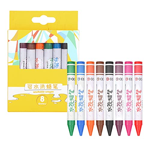 EMUKOEP Waschbar, Farbenfroh, Lösliches Wasser, Zeichenwerkzeuge, Kunstversorgungen (8 Farben) von EMUKOEP