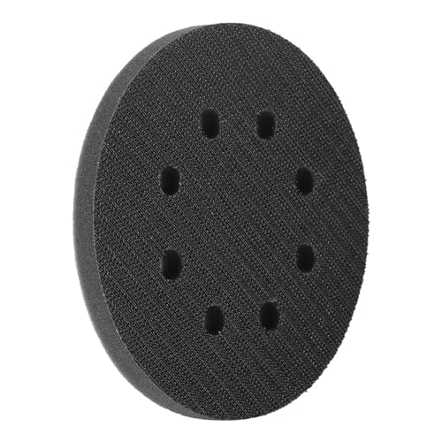 EMUKOEP Weichpufferschwamm Schwammkissenkissen 125 Mm Durchmesser für Schleifpolster (5 Zoll und 8 Löcher) von EMUKOEP